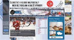 Desktop Screenshot of nhlportal.cz